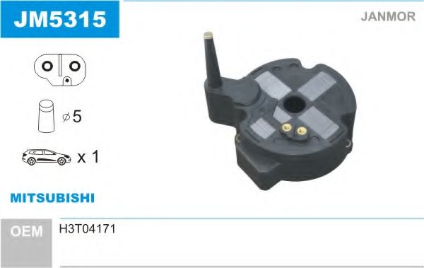Катушка зажигания JANMOR JM5315