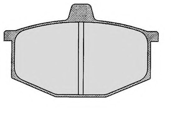 Комплект тормозных колодок, дисковый тормоз RAICAM 1580