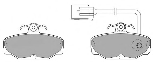 Комплект тормозных колодок, дисковый тормоз FREMAX FBP-0918
