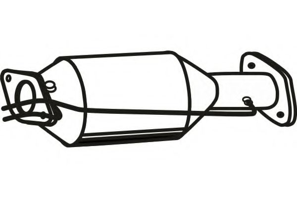 Сажевый / частичный фильтр, система выхлопа ОГ FENNO P9924DPF