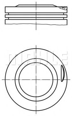 Поршень PERFECT CIRCLE 56 15298 0