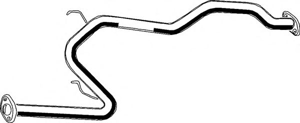 Труба выхлопного газа ASMET 22005