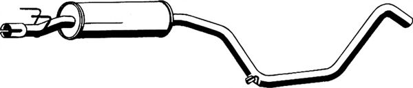 Средний глушитель выхлопных газов ASMET 05.129