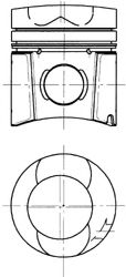 Поршень KOLBENSCHMIDT 125146
