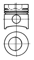 Поршень MAHLE ORIGINAL 3219500