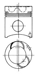 Поршень KOLBENSCHMIDT 93932700