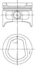 Поршень KOLBENSCHMIDT 94553600