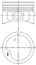 Поршень KOLBENSCHMIDT 97360600