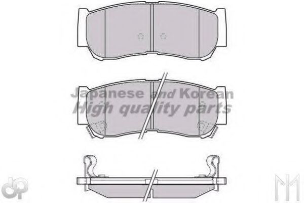 Комплект тормозных колодок, дисковый тормоз ASHUKI Y029-35