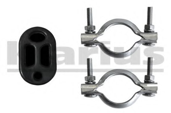 Монтажный комплект, труба выхлопного газа KLARIUS 402741