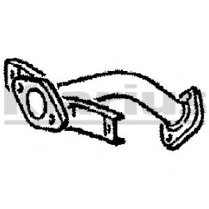 Труба выхлопного газа KLARIUS 110258