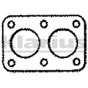 Прокладка, труба выхлопного газа KLARIUS 410023