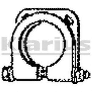 Кронштейн, система выпуска ОГ KLARIUS 430135