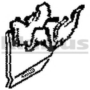 Кронштейн, система выпуска ОГ KLARIUS 430348