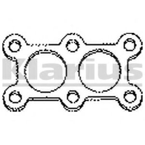 Прокладка, труба выхлопного газа KLARIUS VAG38