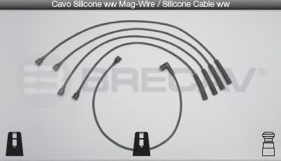 Комплект проводов зажигания BRECAV 09.599