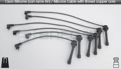 Комплект проводов зажигания BRECAV 42.515