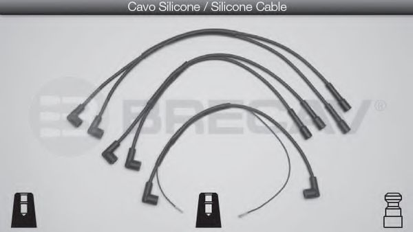 Комплект проводов зажигания BRECAV 01403