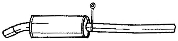 Глушитель выхлопных газов конечный SIGAM 25601