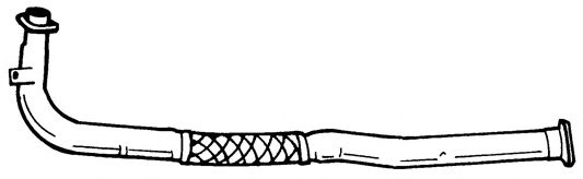 Труба выхлопного газа MTS 10143