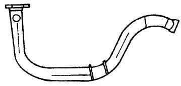 Труба выхлопного газа MTS 10048