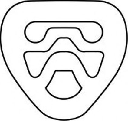 Кронштейн, система выпуска ОГ SIGAM 035024