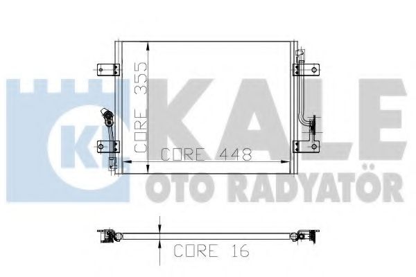 Конденсатор, кондиционер KALE OTO RADYATÖR 152300