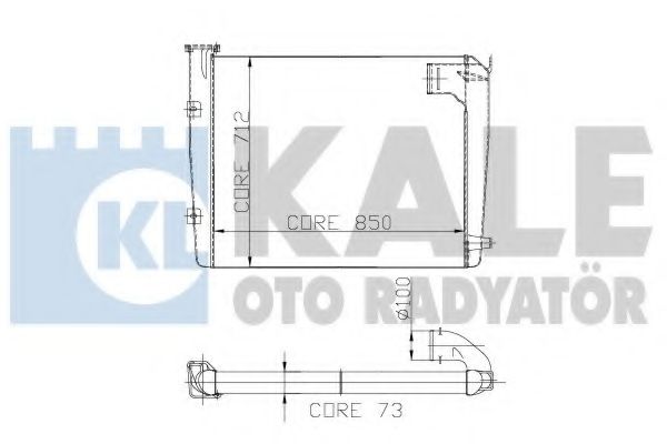Интеркулер KALE OTO RADYATÖR 189400