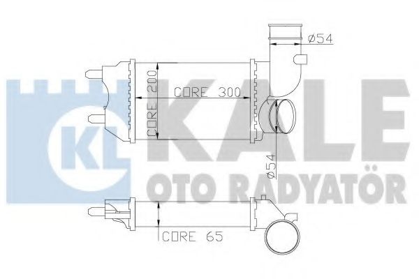 Интеркулер KALE OTO RADYATÖR 343500