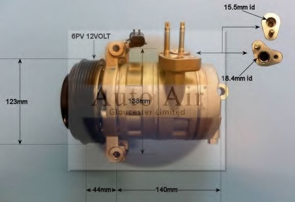 Компрессор, кондиционер AUTO AIR GLOUCESTER 14-9746