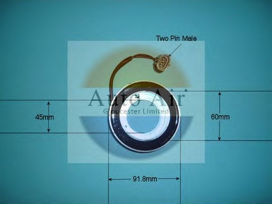 Катушка, электромагнитное сцепление - копрессор AUTO AIR GLOUCESTER 460009