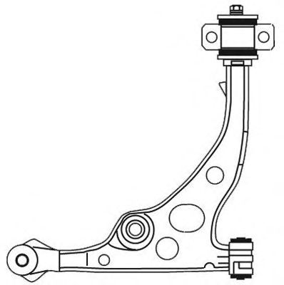 Рычаг независимой подвески колеса, подвеска колеса FRAP 2687
