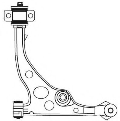 Рычаг независимой подвески колеса, подвеска колеса FRAP 2688