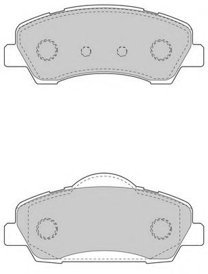 Комплект тормозных колодок, дисковый тормоз WAGNER WBP80011A