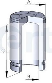 Поршень, корпус скобы тормоза ERT 150575-C