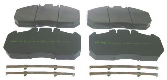 Комплект тормозных колодок, дисковый тормоз AIR FREN 21.29131