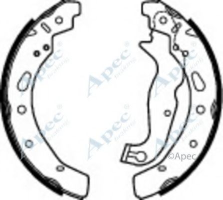 Тормозные колодки APEC braking SHU769