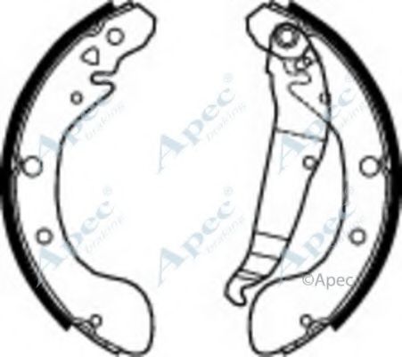 Тормозные колодки APEC braking SHU770