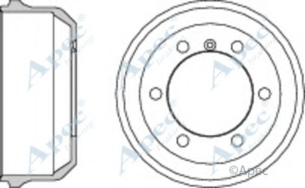 Тормозной барабан APEC braking DRM9909