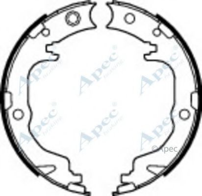 Тормозные колодки APEC braking SHU759