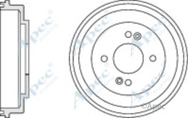 Тормозной барабан APEC braking DRM9947
