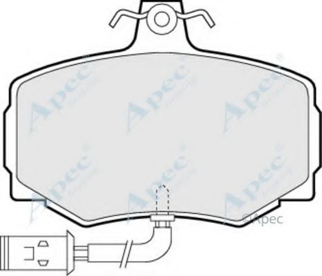 Комплект тормозных колодок, дисковый тормоз APEC braking PAD540