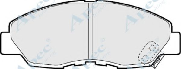 Комплект тормозных колодок, дисковый тормоз APEC braking PAD679