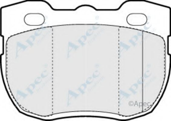 Комплект тормозных колодок, дисковый тормоз FIRST LINE FBP1103