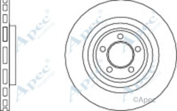 Тормозной диск APEC braking DSK2592