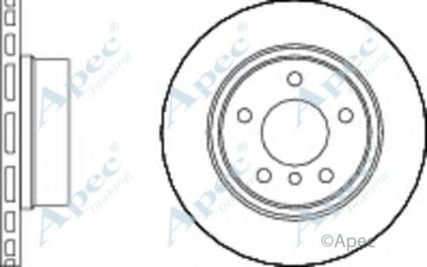 Тормозной диск APEC braking DSK2721