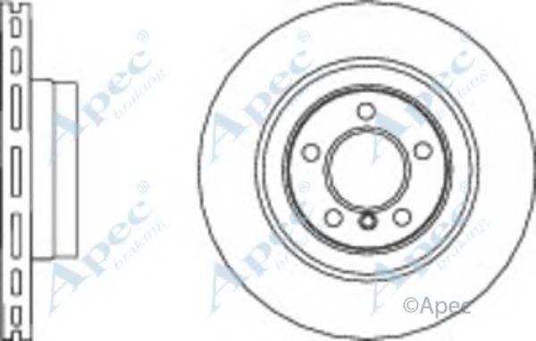 Тормозной диск APEC braking DSK2860