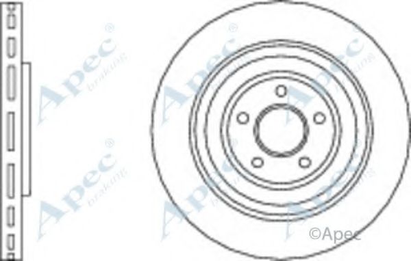 Тормозной диск APEC braking DSK2911