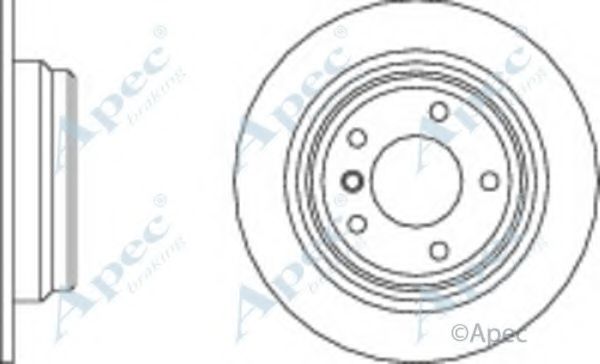 Тормозной диск APEC braking DSK949
