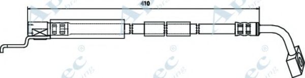 Тормозной шланг APEC braking HOS3175